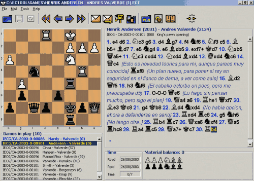 Chess game screenshot