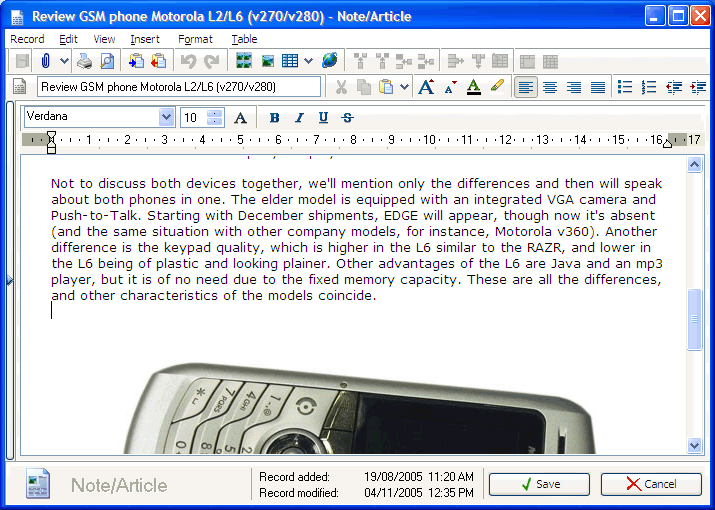 SikUp! Note Editor